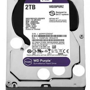 HDD WD Purple, 2TB, 5400RPM, SATA III