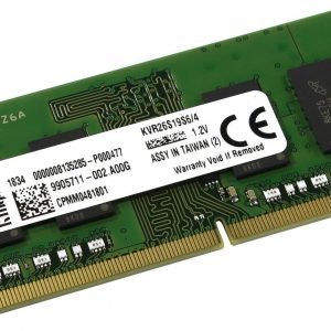 Memorie RAM notebook Kingston, SODIMM, DDR4, 4GB, CL19, 2666Mhz