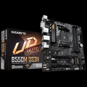 Placa de baza Gigabyte B550M DS3H, Socket AM4, DDR4, Micro-ATX