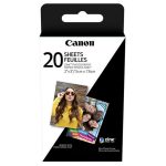 Hartie foto Canon ZINK pentru Zoemini, 5x7.6 cm, 20 bucati.