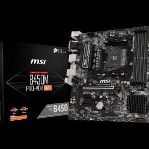 Placa de baza MSI B450M PRO-VDH MAX, socket AM4
