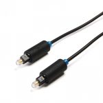 Cablu audio optic Serioux,  conectori Toslink tata-tata, 1m, negru