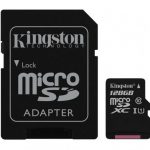 Card de Memorie MicroSD Kingsto, SDXC, 128GB, Adaptor SD, Class