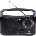 Radio Portabil AKAI APR-85BT, Bluetooth, negru
