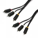 Cablu audio-video Serioux, 3 porturi RCA tata - 3 porturi