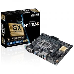 Placa de baza Asus Socket LGA1151, H110M-K, H110, 2*DDR4 2133MHz