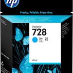 Cartus cerneala HP F9J63A, cyan, 40 ml, HP Designjet T730