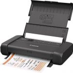 Imprimanta inkjet color portabila Canon TR150 battery, culoare: negru, dimensiune