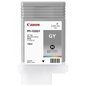 Cartus cerneala Canon PFI-103GY, grey, capacitate 130ml, pentru Canon iPF5100