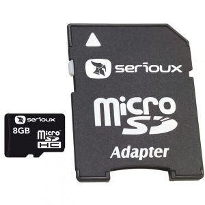 Micro Secure Digital Card Serioux, 8GB, SFTF08AC10, Clasa 10, cu