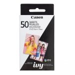 Hartie foto Canon ZINK pentru Zoemini, 5x7.6 cm, 50 bucati.