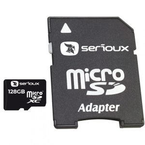 Micro Secure Digital Card Serioux, 128GB UHS-I, SFTF128AC10, Clasa 10,