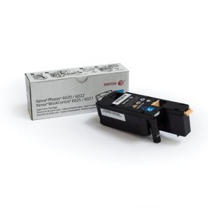 Toner Xerox 106R02760, cyan, 1000 pag, Phaser 6020 / Phaser