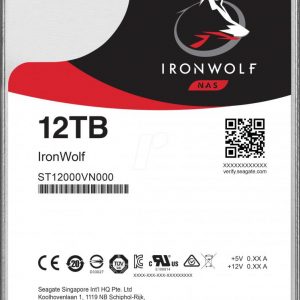 HDD Seagate IronWolf, 12TB, 7200RPM, SATA III