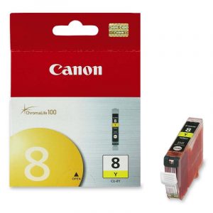 Cartus cerneala Canon CLI-8Y, yellow, capacitate 13ml, pentru Canon Pixma