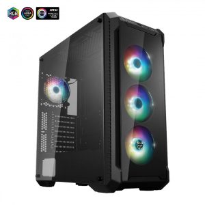 Carcasa FSP CMT520 PLUS, Mid-Tower, fara sursa, E-ATX, Black