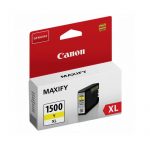 Cartus cerneala Canon PGI1500XLY, yellow, Dual Resistant High Density, capacitate
