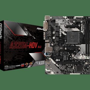Placa de baza ASRock A320M-HDV R4.0, Socket AM4