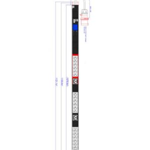 Bachmann prelungitor BN2000 18xC13 3xC19 cordon 3,0m CEE 16A;