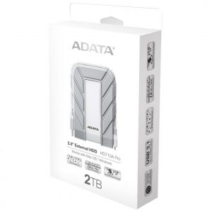 HDD Extern ADATA HD710 PRO, 2TB, Alb, USB 3.1