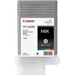 Cartus cerneala Canon PFI-103MB, matte black, capacitate 130ml, pentru Canon