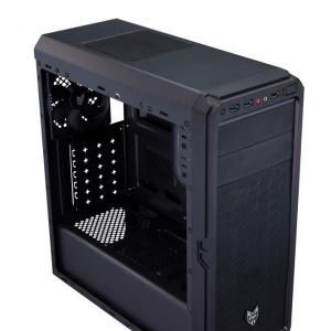 Carcasa FSP CMT110, Mid Tower ATX, fara sursa, black