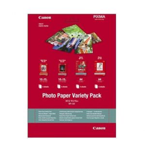 Hartie foto Canon VP-101S Variety Pack, dimensiune 10x15cm, greutate 200g/m2,