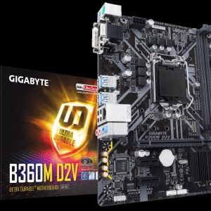 Placa de baza Gigabyte B360M-D2V, Socket 1151