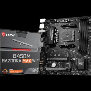 Placa de baza MSI B450M BAZOOKA MAX WIFI, Socket AM4