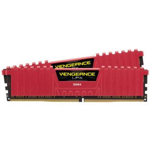 Memorie RAM Corsair Vengeance LPX Red, DIMM, DDR4, 8GB (2x4GB),