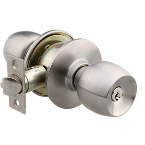 Buton cheie, nichel satinat 40-CY3-5786-ET-3101, Backset zavor 60 mm, pentru