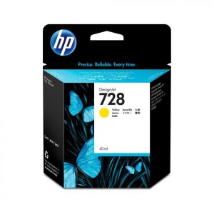 Cartus cerneala HP F9J61A, yellow, 40 ml, HP Designjet T730