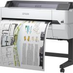 Plotter Epson Surecolor SC-T3400N 24", format A1, 4 culori, rezolutie