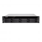 QNAP 2U 8-Bay NAS, TVS-872XU-RP-I3-4G; Intel Core™ i3-8100 4-core 3.6