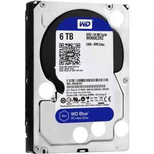 HDD WD BLUE, 6TB, 5400RPM, SATA III
