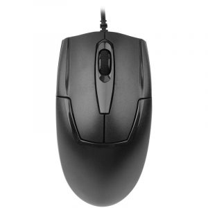 Mouse A4tech cu fir, optic, V-Track OP-550NU, 1000dpi, negru, Metal