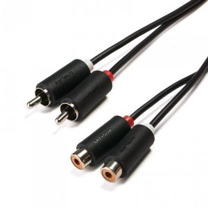 Cablu audio Serioux, 2 porturi RCA tata - 2 porturi