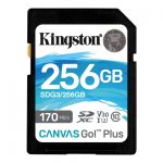 Card de Memorie SD Kingston Canvas GO Plus, 256GB, Class