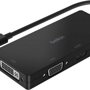 Adaptor Belkin USB-C Video Adapter (HDMI, VGA, DVI, DISPLAYPORT), BLK