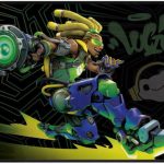 Mouse pad Razer Goliathus Medium - Overwatch Lúcio Edition, negru