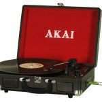 Pick-up Turntable SuitcaseUSB REC AKAI ATT-E10   Belt-driven turntable