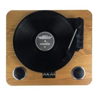 Pick-up Retro Turntabel Player AKAI ATT-09 Belt-driven turntable
