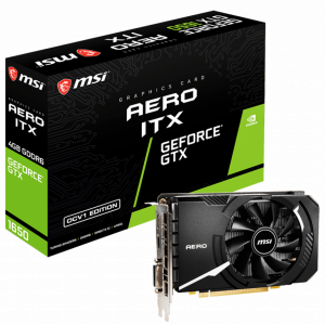 Placa video MSI GeForce GTX 1650 D6 AERO ITX OCV1