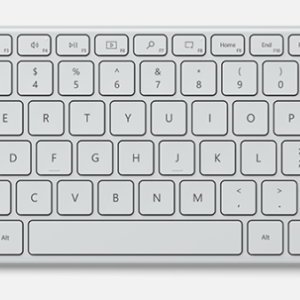 Tastatura Microsoft Designer Compact, Bluetooth 5.0, wireless, Glacier