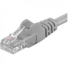 Patchcord UTP RJ45-RJ45 Cat.6 0.1m gri, UTP-6-0.1-G, pachcord din cupru