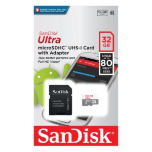 Card de Memorie SanDisk MicroSDHC, 32GB, Adaptor SD, Class 10