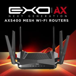 D-Link AX5400 Wi-Fi 6 (802.11ax) Router, DIR-X5460; Wireless Speed: 600Mbps