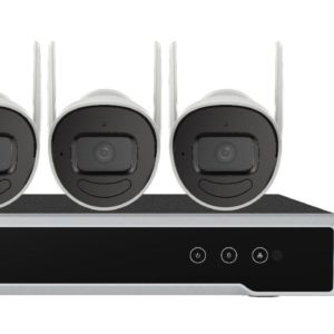 KIT Supraveghere exterior Hikvision IP WIFI NK44W0H-1T(WD)(D), 4MP, kitul cuprinde: