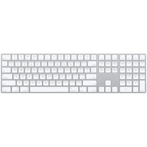 Tastatura Apple Magic Keyboard cu numpad, Layout US English, white