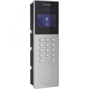 Videointerfon de exterior IP cu recunoastere faciala Hikvision DS- KD9203-E6,